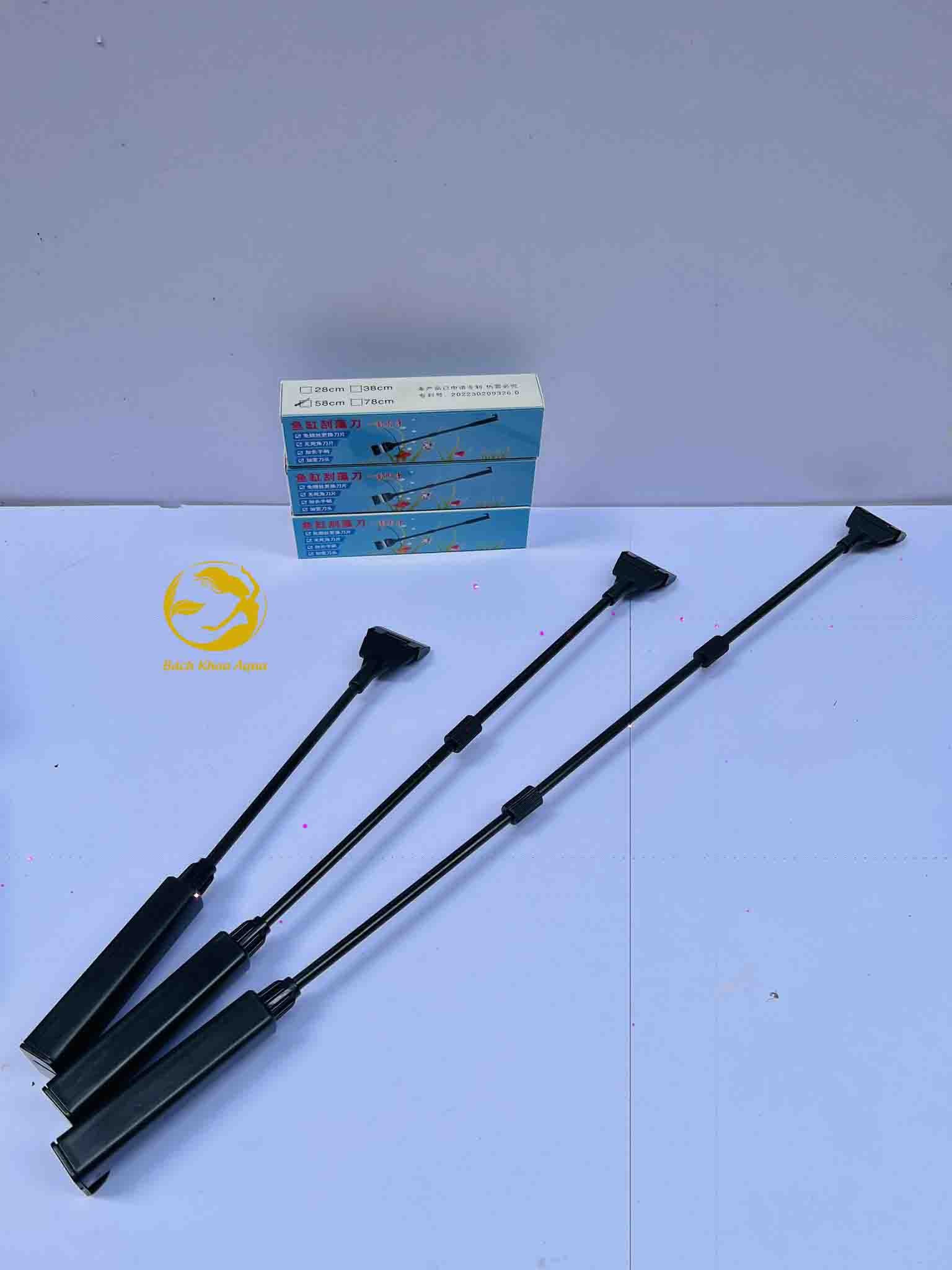 Dao cạo rêu bể cá 38cm - 58cm - 78cm